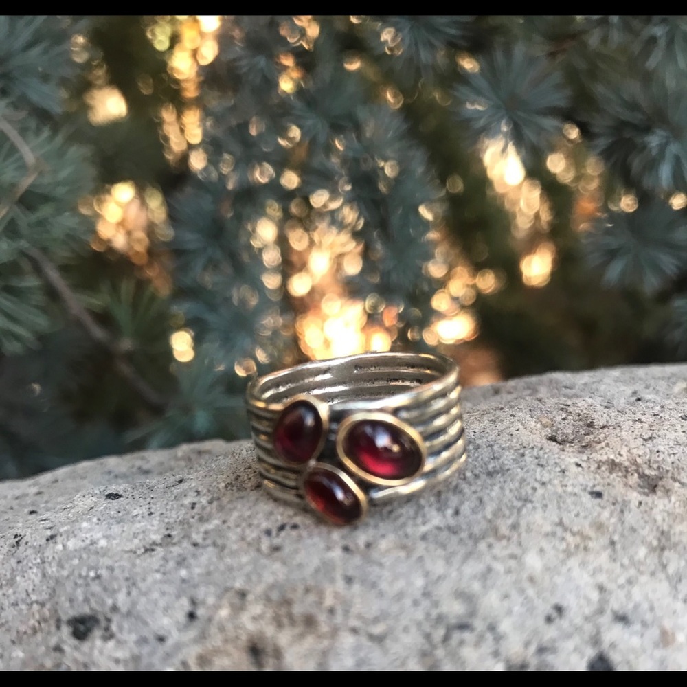 Sundance Bolero garnet ring
